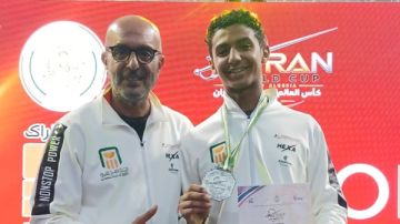 وزير الشباب والرياضة يهنئ أحمد القاضي بفضية كأس العالم للسلاح للشباب وزير الشباب والرياضة يهنئ أحمد القاضي بفضية كأس العالم للسلاح للشباب