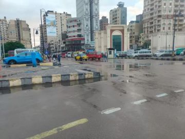 أمطار متفاوتة تضرب الإسكندرية صباح اليوم وسط أجواء غائمة أمطار متفاوتة تضرب الإسكندرية صباح اليوم وسط أجواء غائمة