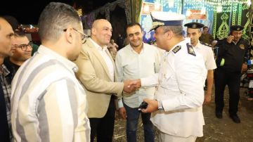 رئيس مياه الغربية يتفقد خدمات الشركة بمحيط منطقة احتفالات مولد السيد البدوي بطنطا
