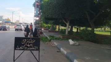 جهاز التطوير والتجميل يواصل أعمال رفع الكفاءة والتجميل بميادين الإسماعيلية جهاز التطوير والتجميل يواصل أعمال رفع الكفاءة والتجميل بميادين الإسماعيلية