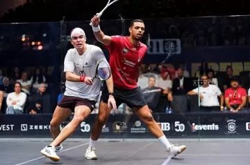 دييجو إلياس يتأهل لمواجهة مصطفى عسل في نهائي بطولة مصر للإسكواش دييجو إلياس يتأهل لمواجهة مصطفى عسل في نهائي بطولة مصر للإسكواش