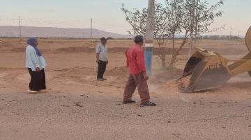 تجميل ورفع كفاءة مدخل قرية ذخيرة بمركز بلاط في الوادي الجديد تجميل ورفع كفاءة مدخل قرية ذخيرة بمركز بلاط في الوادي الجديد