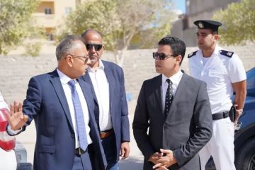 نائب محافظ مطروح يتفقد الخدمات وعدد من مشروعات مدينة العلمين نائب محافظ مطروح يتفقد الخدمات وعدد من مشروعات مدينة العلمين