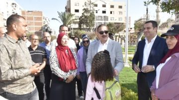 محافظ بورسعيد يوجه بإنهاء تطوير حديقة سعد زغلول بحي العرب خلال أسبوعين محافظ بورسعيد يوجه بإنهاء تطوير حديقة سعد زغلول بحي العرب خلال أسبوعين