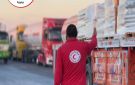 الهلال الأحمر يمد أهالي غزة بأكثر من 3,439 طنا من المساعدات الإنسانية - eg