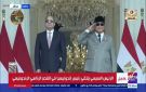 الرئيس السيسي ورئيس إندونيسيا يستعرضان حرس الشرف