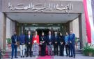 ياسر إدريس يستقبل رئيسة الاتحاد الدولي للريشة الطائرة لمتابعة بطولة العالم للناشئين