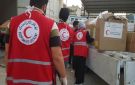 الهلال الأحمر: إدخال أكثر من مليون طن من المساعدات الإنسانية والإغاثية إلى قطاع غزة