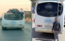 سمح لمواطنين بالجلوس أعلى السقف.. القبض على سائق أتوبيس بالشرقية