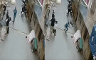 ثانية حاسمة.. شاب ينقذ طفلا من سقوط مروع في مصر (فيديو)