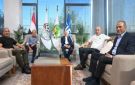 هاني أبو ريدة يستقبل حسام حسن وإبراهيم حسن لبحث دعم المنتخب الوطني والاستعداد للاستحقاقات المقبلة