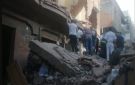  البيت بقى كوم ترامب .. انهيار منزل مكون من 3 طوابق في المحلة