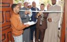رئيس مركز بني سويف يفتتح مسجد عزبة إسلام بالكوم الأحمر