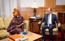 وزير الخارجية يستقبل مفوضة البنية التحتية والطاقة بالاتحاد الأفريقي لتعزيز التعاون