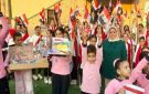 أعلام مصر وصور الرئيس تزين احتفالات طلاب مدرسة الشهيد مبروك بنصر أكتوبر - eg