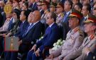 الرئيس السيسي يستعرض حرس الشرف بالأكاديمية العسكرية المصرية - eg