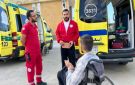 الهلال الأحمر المصري يستقبل الدفعة 94 من الجرحى والمصابين الفلسطينيين ويودع المتعافين