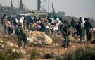 إصابة عدد من المزارعين الفلسطينيين باعتداءات المستوطنين عليهم أثناء قطف ثمار الزيتون بالضفة الغربية