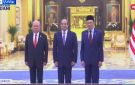لقطات من مراسم استقبال الرئيس السيسي بالقصر الوطني الماليزي