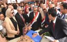 افتتاح معرض أكتوبر في عيون جامعة المنصورة احتفالا بالذكرى الـ53 لانتصار أكتوبر