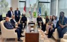 أبو ريدة يستقبل وفد فيفا لمناقشة مشروعات فيفا للأمام والحوكمة المالية وتنظيم ورشة عمل لنظام الانتقالات الدولية (TMS) - eg