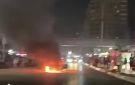 حريق ميكروباص في شارع فيصل.. والحماية المدنية تسيطر على النيران