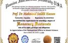 مجلس أمناء جامعة باشن الأمريكية يمنح رئيس جامعة الأزهر الدكتوراه الفخرية تقديرا لإسهاماته العلمية والإدارية