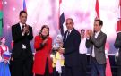 تكريم الفنانة مشيرة إسماعيل في افتتاح مهرجان الإسماعيلية الدولي للفنون الشعبية في دورته الـ ٢٦