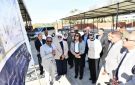 وزيرة التنمية المحلية ومحافظ الوادي الجديد تتفقدان أعمال تطوير الموقف الإقليمي بالخارجة