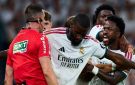 فينيسيوس جونيور يغيب 4 مباريات عن ريال مدريد بسبب الإيقاف ويواجه خطر الغياب عن الكلاسيكو