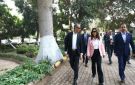 وزيرة التنمية المحلية والبيئة ومحافظ الجيزة يتفقدان حديقتي 6 أكتوبر والمبدعين بحي العجوزة