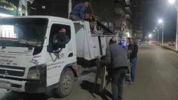 تكثيف حملات رفع الإشغالات ليلا من شوارع كفر الشيخ صور تكثيف حملات رفع الإشغالات ليلا من شوارع كفر الشيخ صور