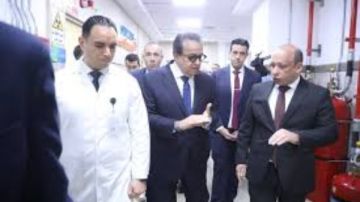 وزير الصحة يفتتح وحدة السكتة الدماغية بأعلى المعايير العالمية بمستشفى العاصمة الجديدة وزير الصحة يفتتح وحدة السكتة الدماغية بأعلى المعايير العالمية بمستشفى العاصمة الجديدة