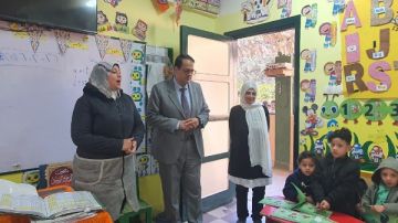 وكيل التعليم بالغربية يتابع انتظام الدراسة بمدارس كفر الزيات التعليمية
