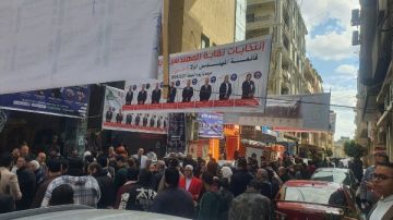 زحام كبير في سباق انتخابات مجلس نقابة المهندسين بالغربية ..صور