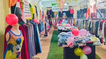 معرض ملابس للأسر الأكثر رعاية بقرى سيدي سالم في كفر الشيخ صور