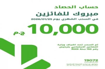 بنك بيت التمويل الكويتي مصر يعلن عن أسماء الفائزين في السحب الأسبوعي لحساب الحصاد