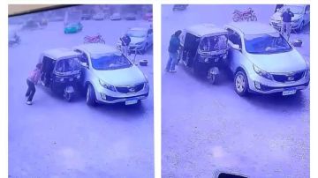 سيدة تتعدى على سائق توك توك بآلة حادة أثناء سيرها في المنوفية.. والأمن يفحص الفيديو سيدة تتعدى على سائق توك توك بآلة حادة أثناء سيرها في المنوفية.. والأمن يفحص الفيديو