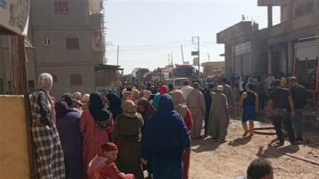 السيطرة على حريق مصنع مراتب بقرية نفرة بالبحيرة.. وإصابة 3 أشخاص