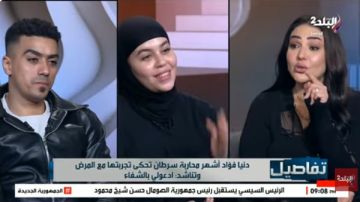 لمست الكعبة ودعيت لبنتي.. محاربة السرطان دنيا فؤاد تحكي عن عمرة وصفتها بالمعجزة