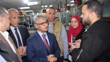 محافظ بني سويف يتفقد منظومة العمل بالمركز التكنولوجي بالواسطى محافظ بني سويف يتفقد منظومة العمل بالمركز التكنولوجي بالواسطى