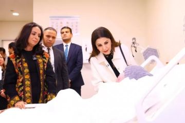 وزيرة التضامن الاجتماعي تتفقد مستشفى أهل مصر لعلاج الحروق بالقاهرة الجديدة بحضور هبه السويدي والفنانة ماجدة الرومي وزيرة التضامن الاجتماعي تتفقد مستشفى أهل مصر لعلاج الحروق بالقاهرة الجديدة بحضور هبه السويدي والفنانة ماجدة الرومي