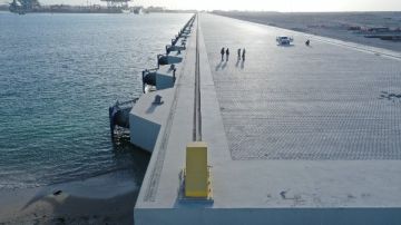  النقل تكشف أحدث تصوير جوي لمحطة تحيا مصر 2 على رصيف 100 بميناء الدخيلة شاهد