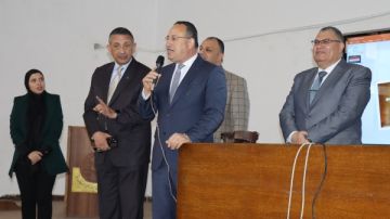 قنصوة يتفقد انتظام الدراسة بجامعة الإسكندرية ويوجه بالالتزام بالجداول