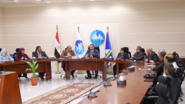 محافظ دمياط يتابع مشروعات مياه الشرب والصرف والمعامل ومعدات الشركة محافظ دمياط يتابع مشروعات مياه الشرب والصرف والمعامل ومعدات الشركة