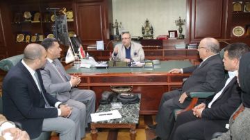 غنيم يبحث إجراءات تحديث المخطط الإستراتيجي لمدينة بني سويف