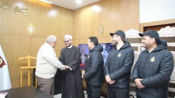 بالتزامن مع حلول رمضان..محافظ الوادي الجديد يلتقي وفد مؤسسة بيت الزكاة والصدقات المصري