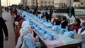 أول تجمع رمضاني لأسرة جامعة سوهاج الأهلية .. النعماني يشارك المنتسبين الإفطار السنوي.. صور