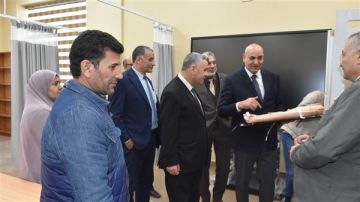 رئيس جامعة مدينة السادات يتفقد الإنشاءات والبنية التحتية