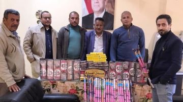 محافظ سوهاج: ضبط 55600 قطعة ألعاب نارية مختلفة الأحجام في حملات مكبرة